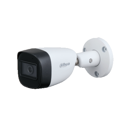 Cámara Dahua HFW1200CMN-A Tipo Bala de 2 MP (1080p), Lente de 2.8 mm, Microfono Integrado, 101 grados de Apertura, iR de 30 Mts - Análoga