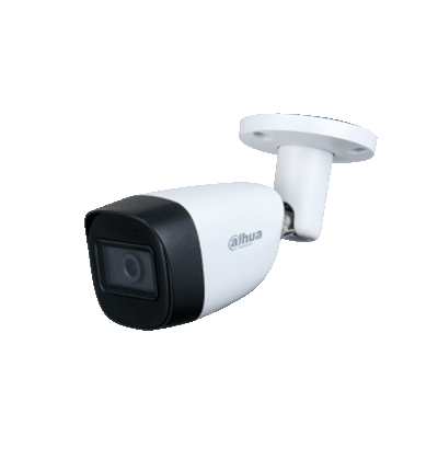 Cámara Dahua HFW1200CMN-A Tipo Bala de 2 MP (1080p), Lente de 2.8 mm, Microfono Integrado, 101 grados de Apertura, iR de 30 Mts - Análoga