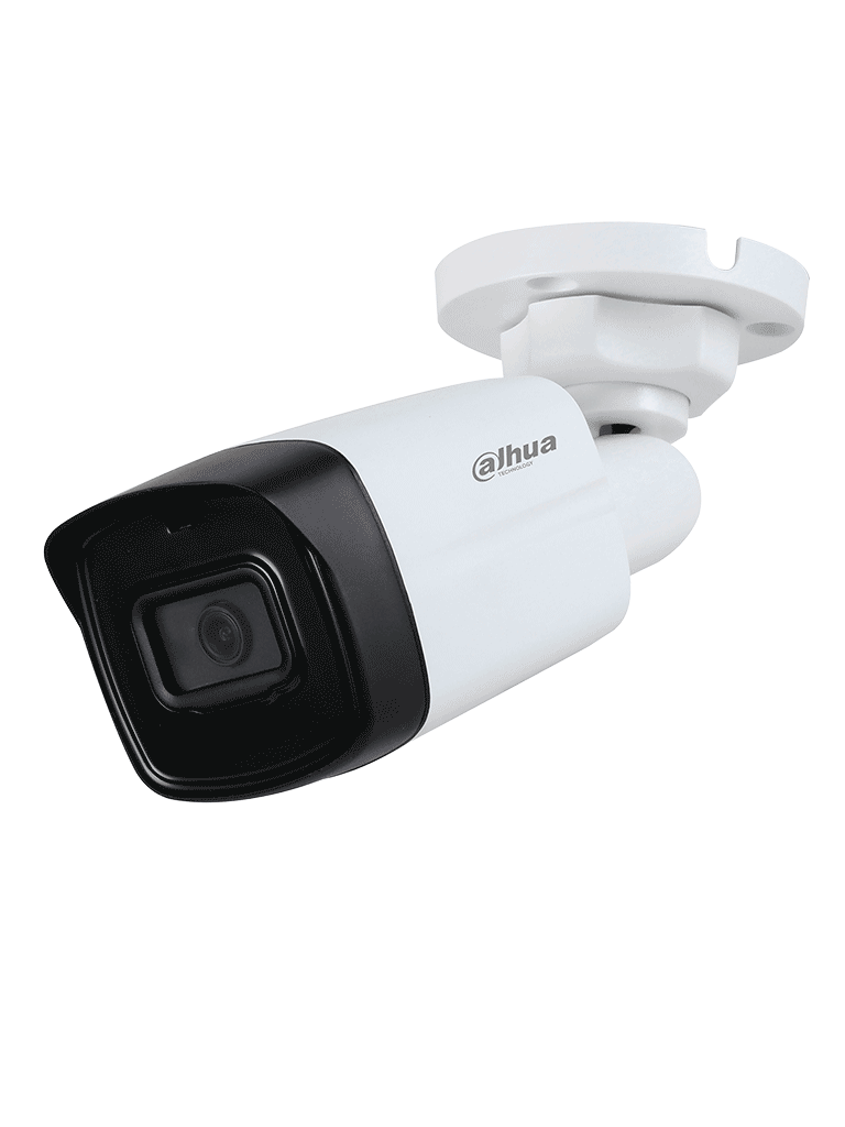 Cámara Dahua HAC-HFW1500TL-A-28 Tipo Bala de 5 MP, Microfono Integrado, Lente de 2.8 mm, iR de 80 Mts, IP67, Análoga