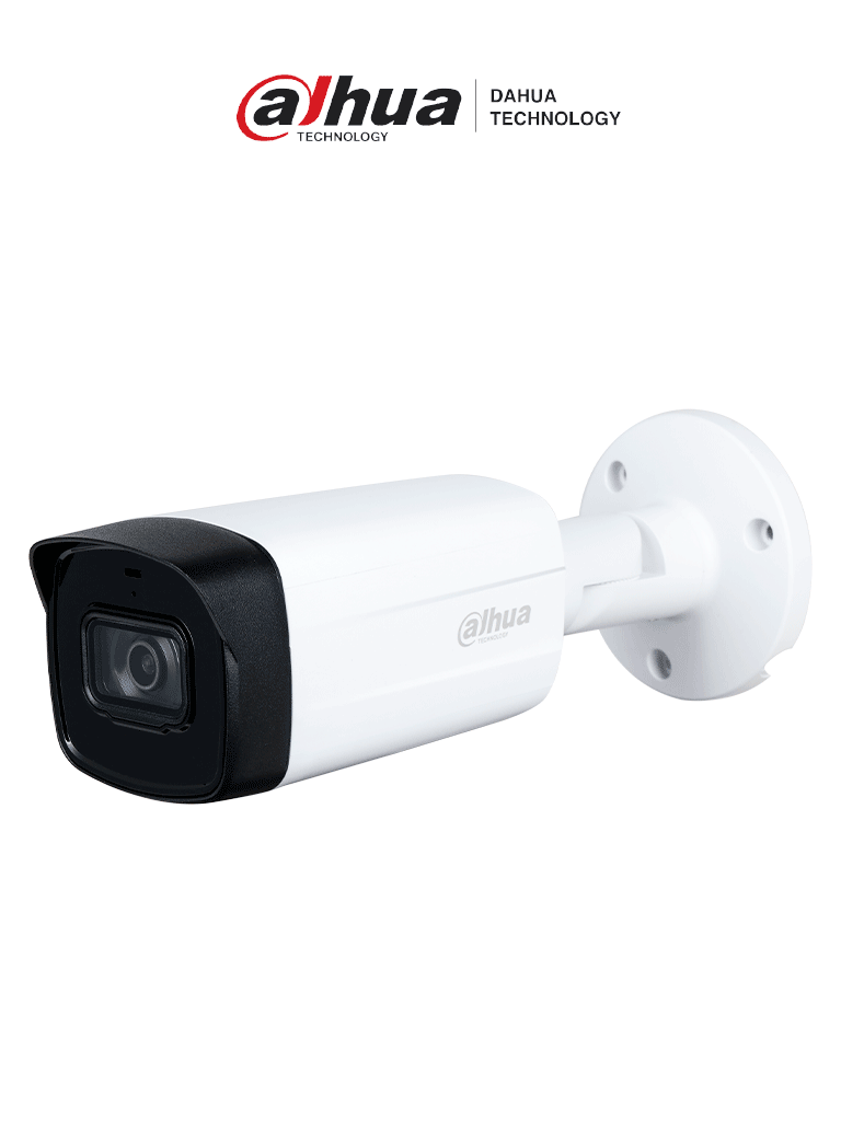 Cámara Dahua HAC-HFW1500TH-I8 Tipo Bala de 5 MP, Lente de 3.6 mm, 92 Grados De Apertura, iR de 80 Mts, IP67, Análoga