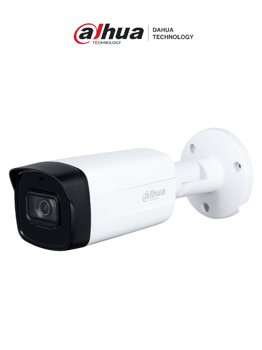 Cámara Dahua HAC-HFW1500TH-I8 Tipo Bala de 5 MP, Lente de 3.6 mm, 92 Grados De Apertura, iR de 80 Mts, IP67, Análoga