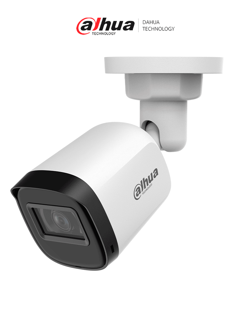 Cámara Dahua HAC-B1A51-U-28 Tipo Bala de 5 MP, Lente de 2.8 mm, 106 Grados de Apertura, iR de 30 Mts, IP67, Análoga