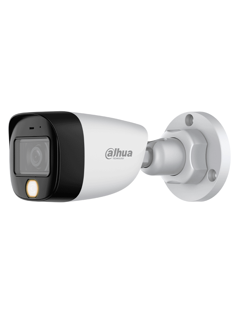 Cámara Dahua HAC-HFW1801C-IL-A Tipo Bala de 8 MP (4K), Lente de 2.8 mm, Iluminador Dual Para Entornos Obscuros, 106 Grados De Apertura, iR de 20 Mts, Super Adapt, Microfono Integrado, Análoga