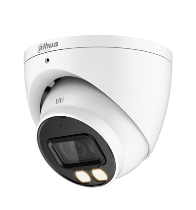 Cámara Dahua HAC-HDW1200T-IL-A de 2 MP (1080p) Full Color, Iluminador Dual Inteligente, Lente de 2.8 mm, 102 Grados De Apertura, Microfono Integrado, iR de 40 Mts, Análoga