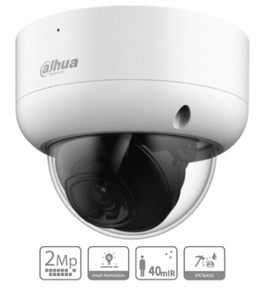 Cámara Domo HAC-HDBW1200EA Antivandálica Dahua 2MP (1080p) Lente de 2.8 mm,  IR 40m – Análoga