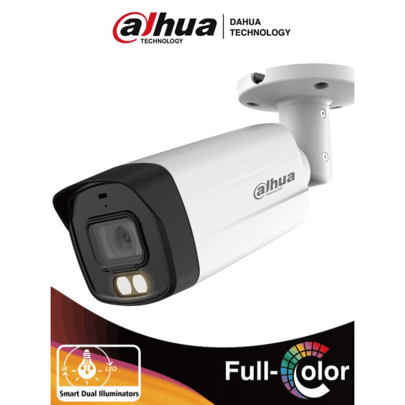 Cámara Dahua HAC-HFW1509TMN-IL-A, Tipo Bala 5 MP Full Color, Microfono Integrado, Lente de 2.8 mm, iR de 40 Mts- Análoga